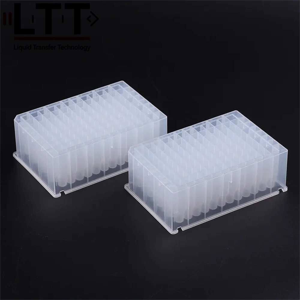 High Quality Customized Medical Products Square Hole 96 Well Deep Plate for Laboratory PCR Sealing Film