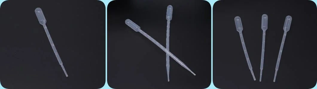 Plastic Medical Equipment Labtory PP Material Disposable Graduated Dropper 1ml 2ml 3ml Clear Transparent Sterile Transfer Pipettes OEM