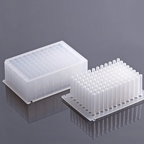 Disposable Laboratory PP Deep Well Plates 96 Wells 0.5ml 1.0ml 1.6ml 2.2ml 10ml Round and Square Wells V and U Bottom DNA Extraction Plates