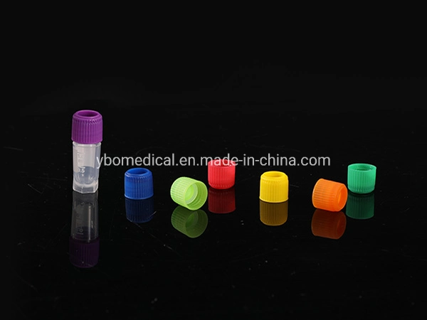 0.5ml 1.5ml 1.8ml 2ml 5ml Freezing Plastic Cryovials Cryo Cryogenic Cryo Vials Tube with Flat Bottom