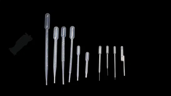 1 ml, 2 ml, 3 ml, 5 ml, 10 ml, sterile Einweg-Pasteurpipette, Kunststofftropfer, Mikro-3-ml-Transferpipetten